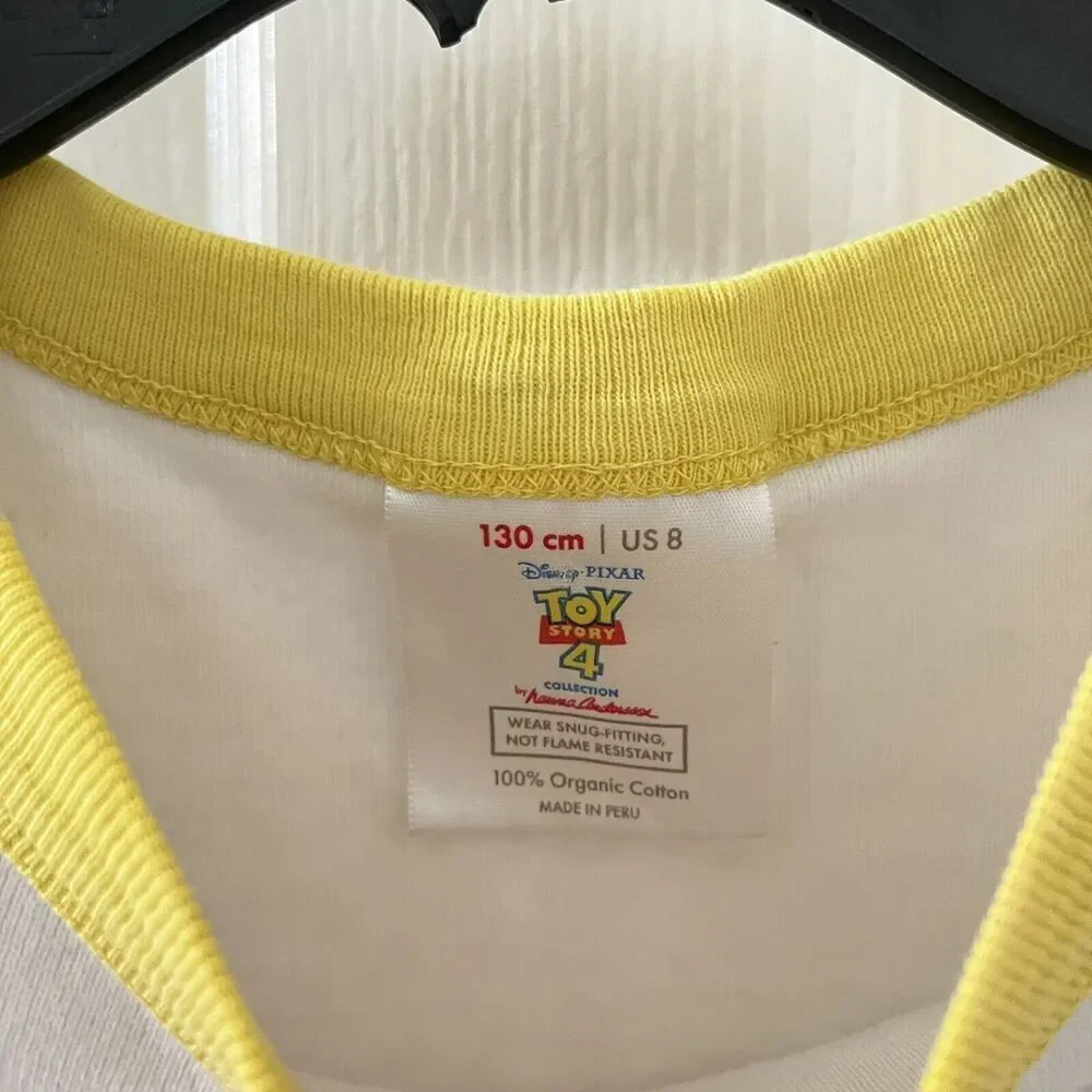 Hanna Andersson Toy Story 4 Jessie Short Sleeve Pajama Top Girls Size 130 US 8